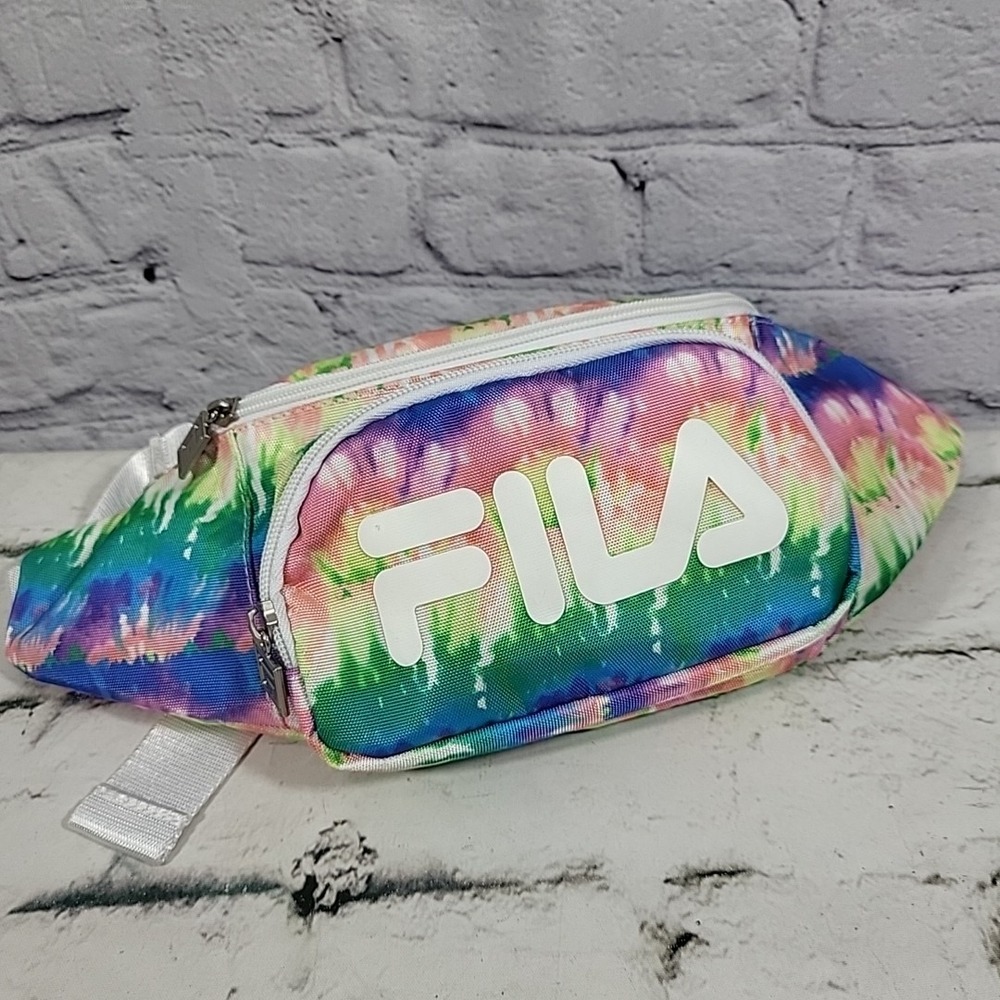 Fila Fanny Pack Tie-Dye Waist Hip Pack Athletic Gym Bum Bag